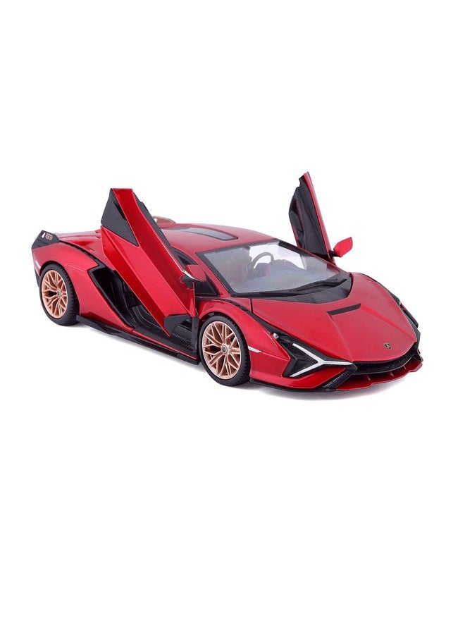 Bburago B18-21099R 1:24 Lamborghini SIAN FKP 37 RED, Medium