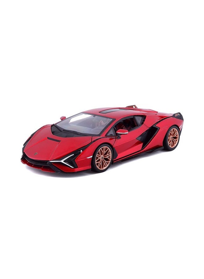 Bburago B18-21099R 1:24 Lamborghini SIAN FKP 37 RED, Medium