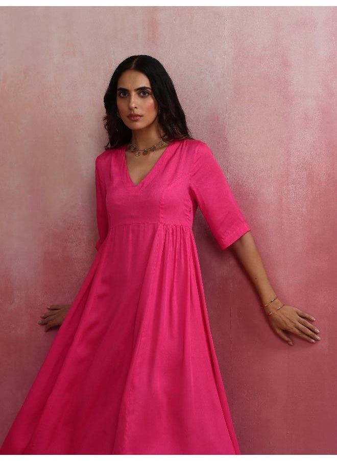 Modal Pink Dress