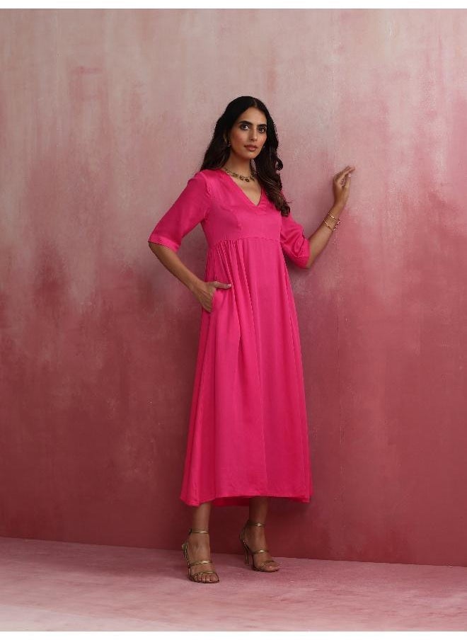Modal Pink Dress