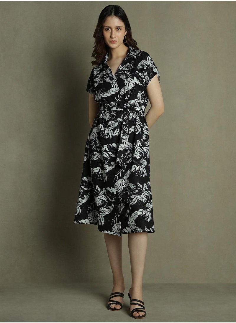 Botanical Print Dress