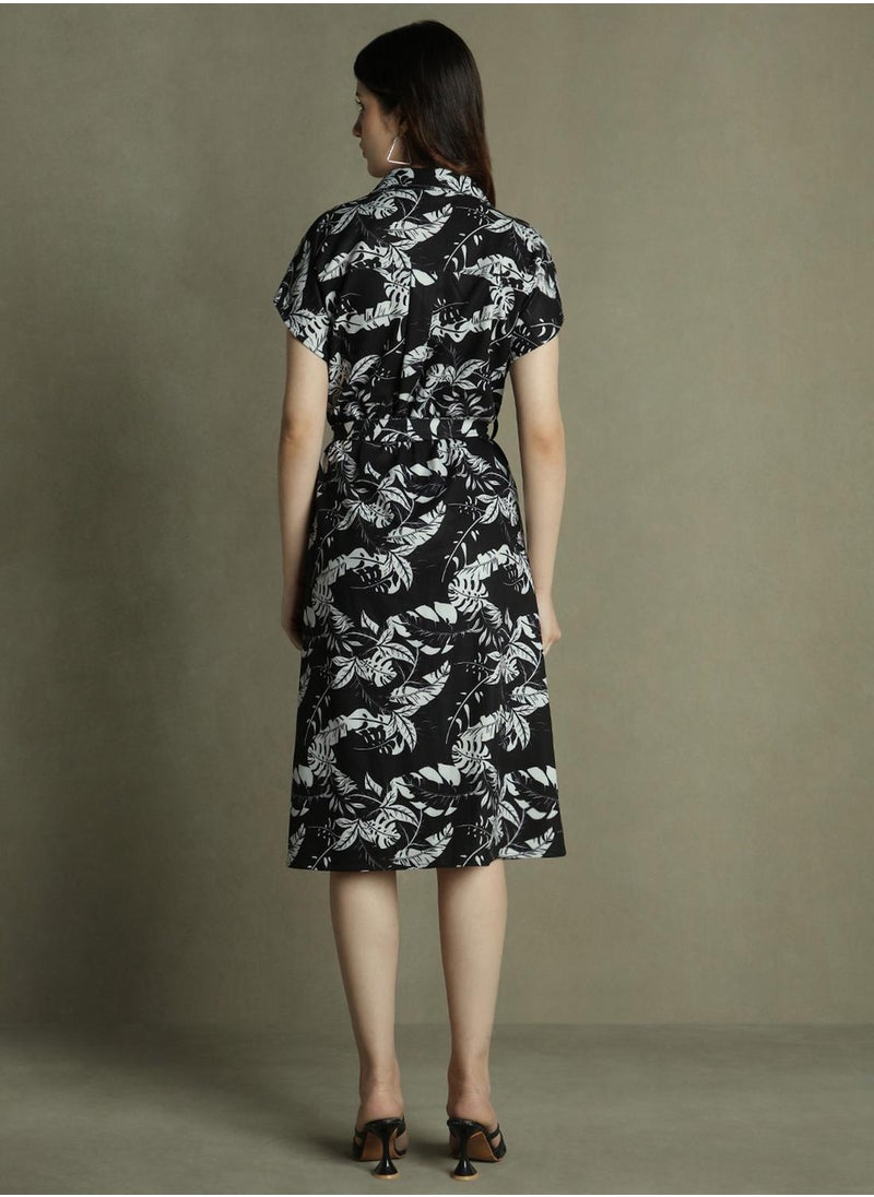 Botanical Print Dress