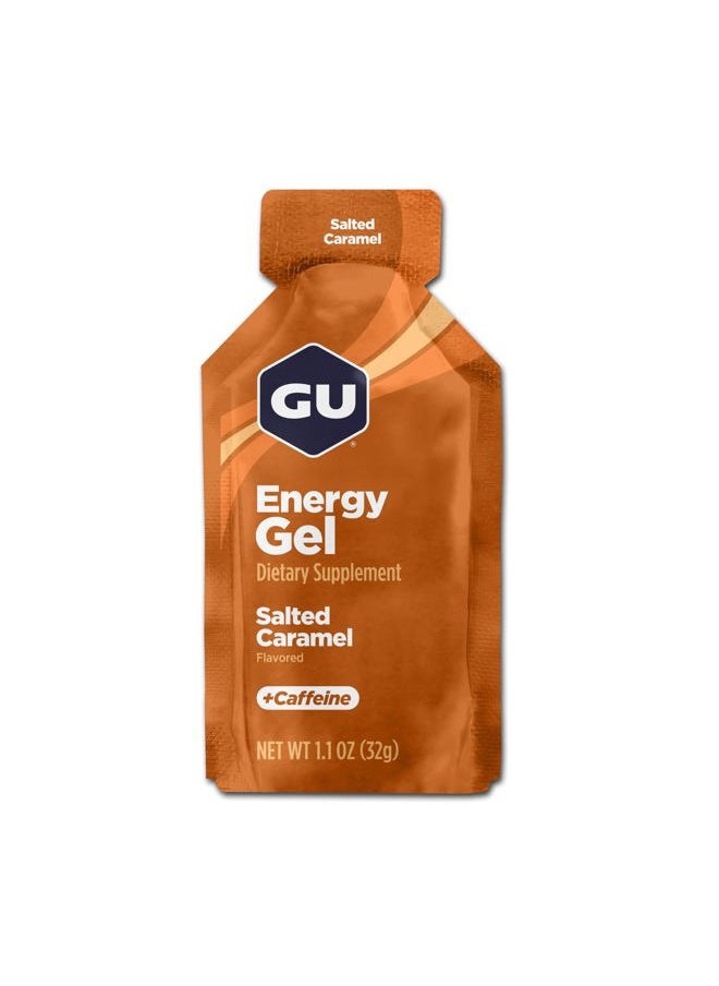 Energy Original Sports Nutrition Energy Gel, Vegan, Gluten-Free, Kosher, and Dairy-Free On-the-Go Energy for Any Workout, 8-Count, Salted Caramel