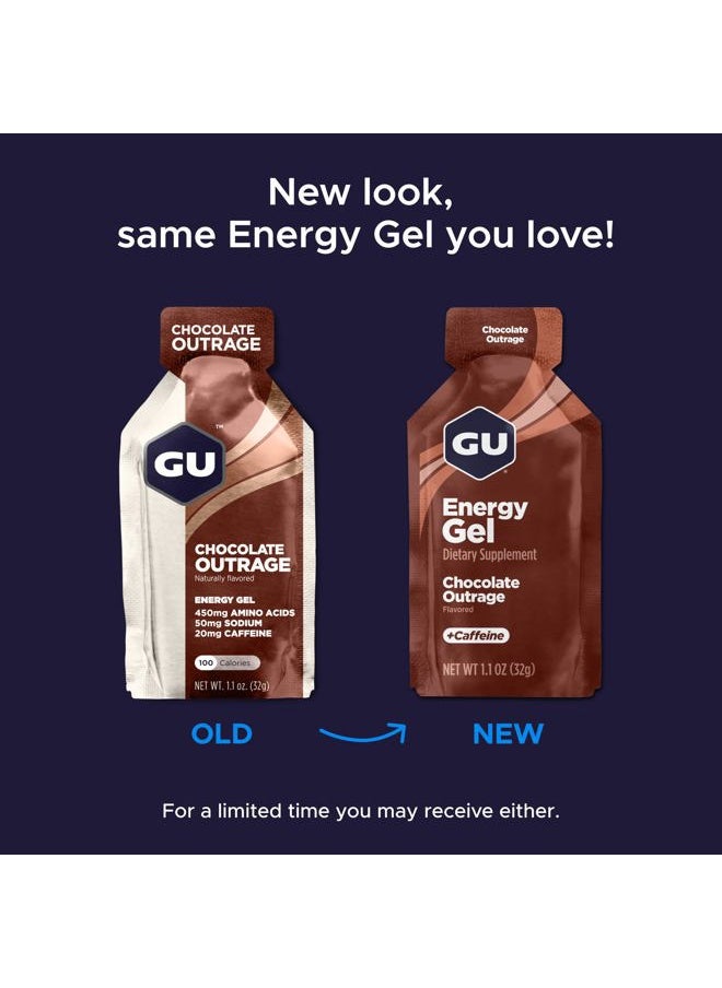 Energy Original Sports Nutrition Energy Gel, Vegan, Gluten-Free, Kosher, and Dairy-Free On-the-Go Energy for Any Workout, 8-Count, Salted Caramel