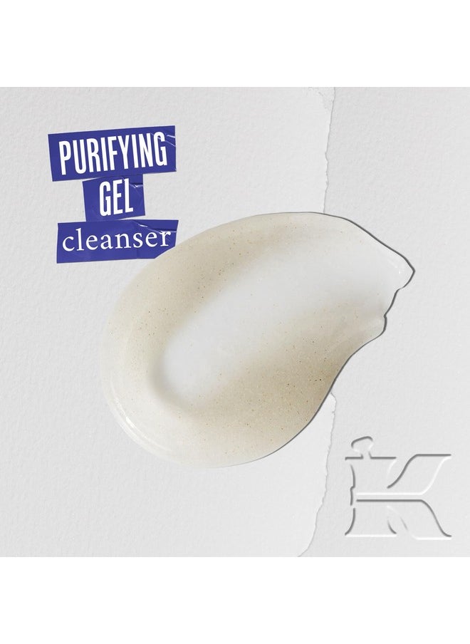 Kiehl's Clearly Corrective Brightening & Exfoliating Daily Cleanser, Gentle Face Wash for All Skin Types, Purifies & Exfoliates, Removes Dirt & Oil, with White Birch Extract & Peony Extract - 5 fl oz
