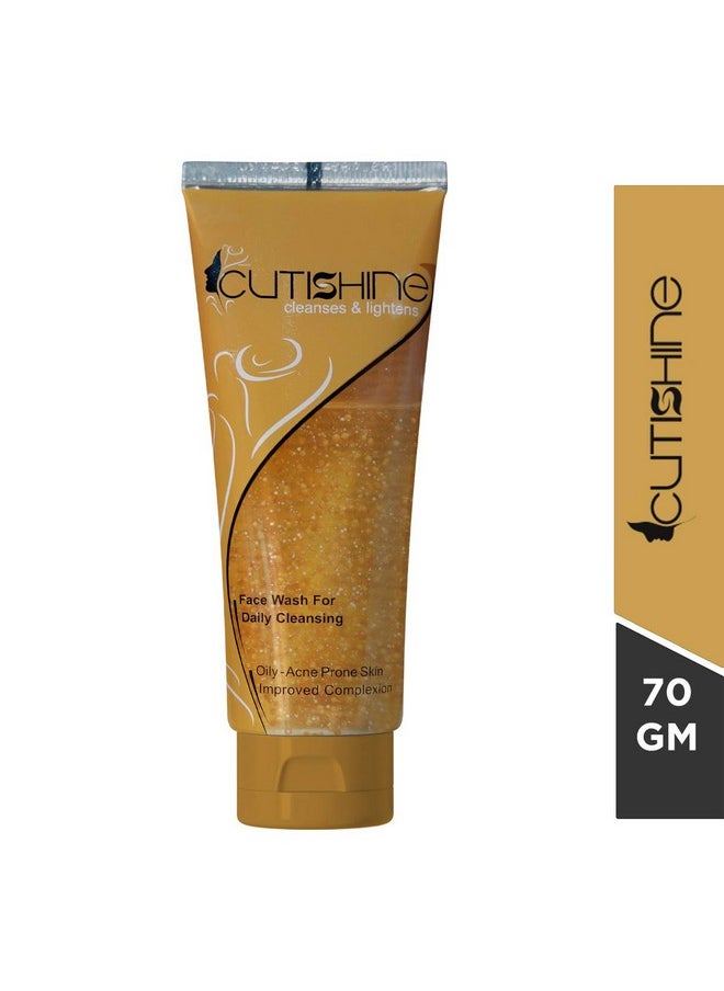 Ethiglo Cutishine Anti Acne Face Wash, 140ml (Pack of 2)