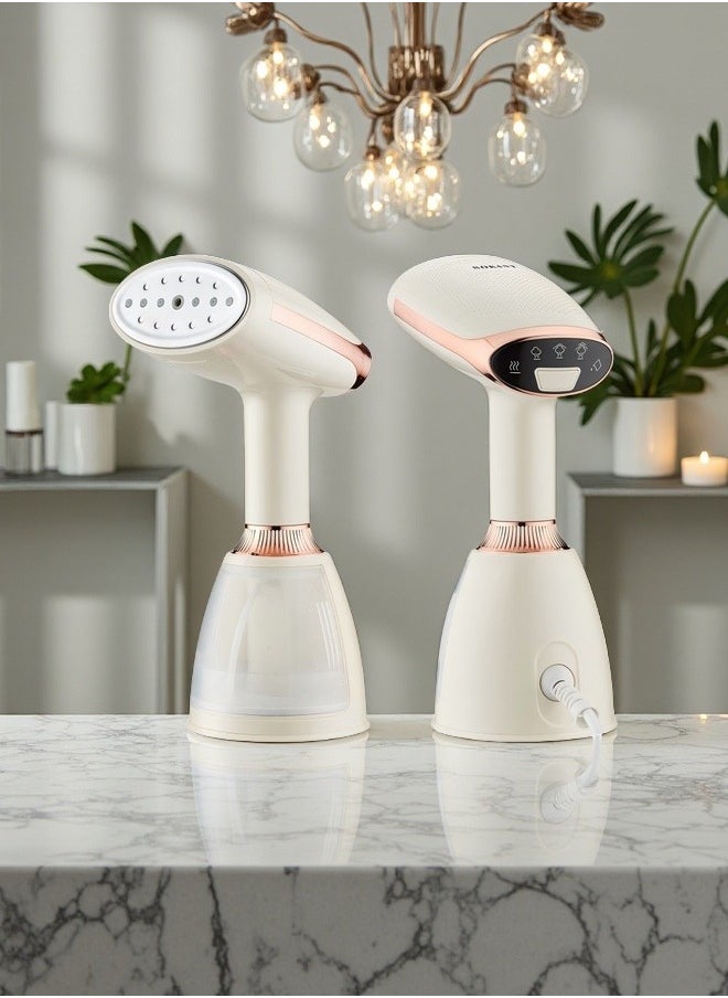 Elegant Manual Steam Evaporator With Pink And Gold Edges And Multi-Socket Setting: European Standard