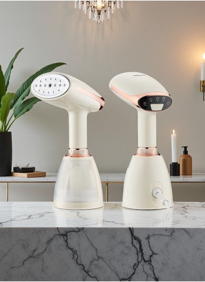 Elegant Manual Steam Evaporator With Pink And Gold Edges And Multi-Socket Setting: European Standard