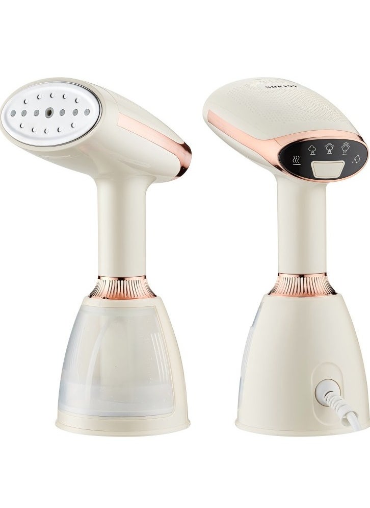 Elegant Manual Steam Evaporator With Pink And Gold Edges And Multi-Socket Setting: European Standard