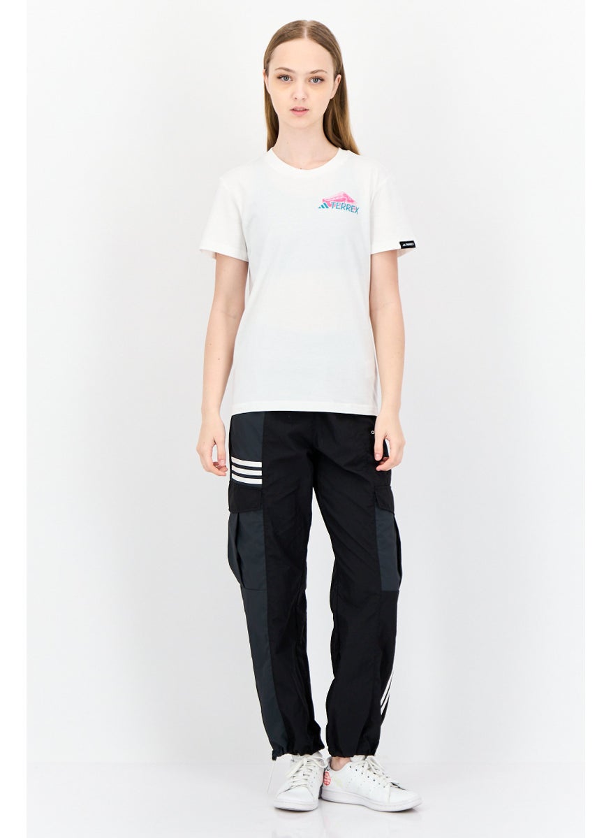 Adidas X Terrex Women Sportswear Fit Short Sleeve Outdoor Top, White