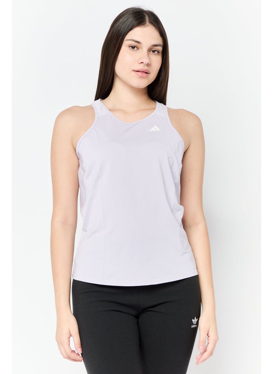 Women Sportswear Fit Sleeveless Training Vest, Purple