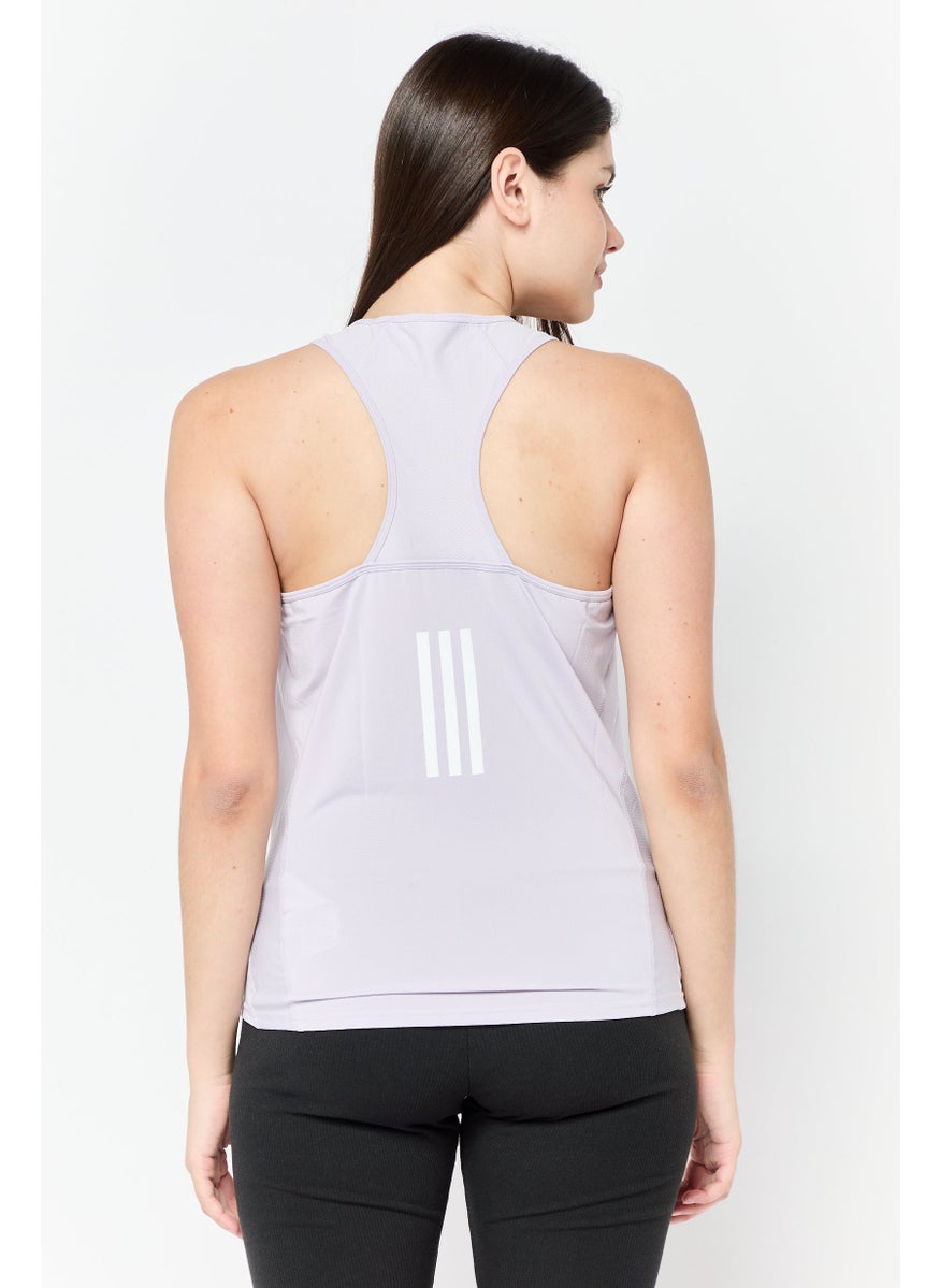 Women Sportswear Fit Sleeveless Training Vest, Purple