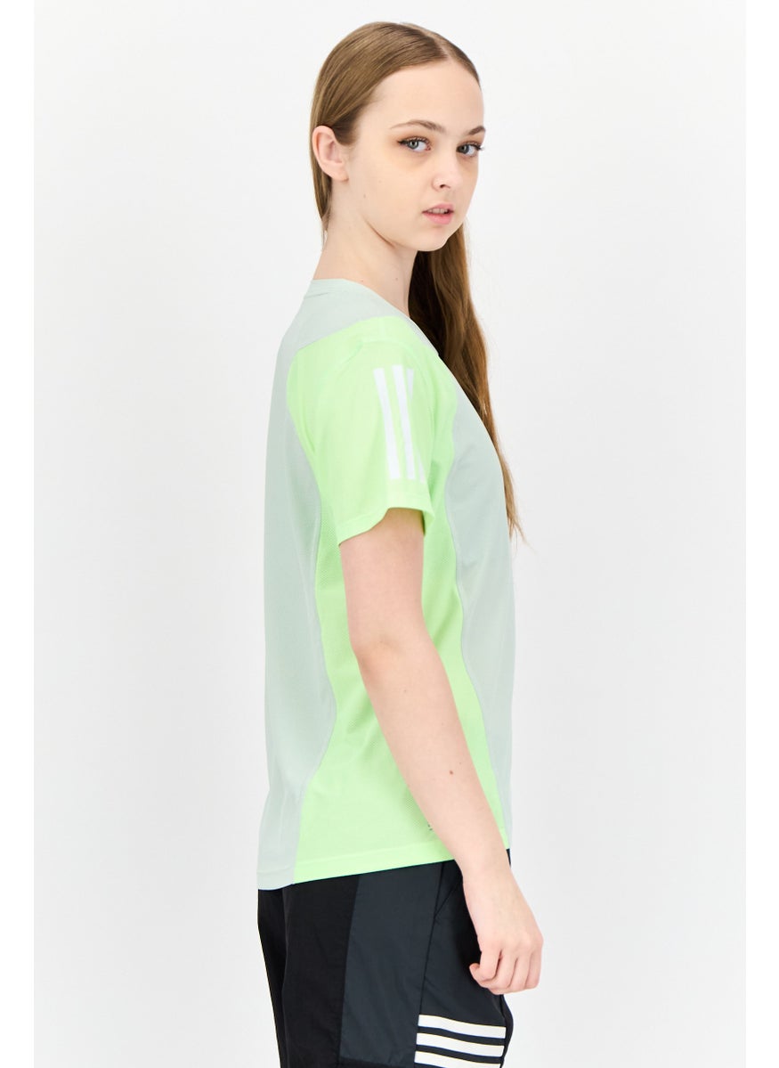 Women Regular Fit Short Sleeve Running Top, Multicolor