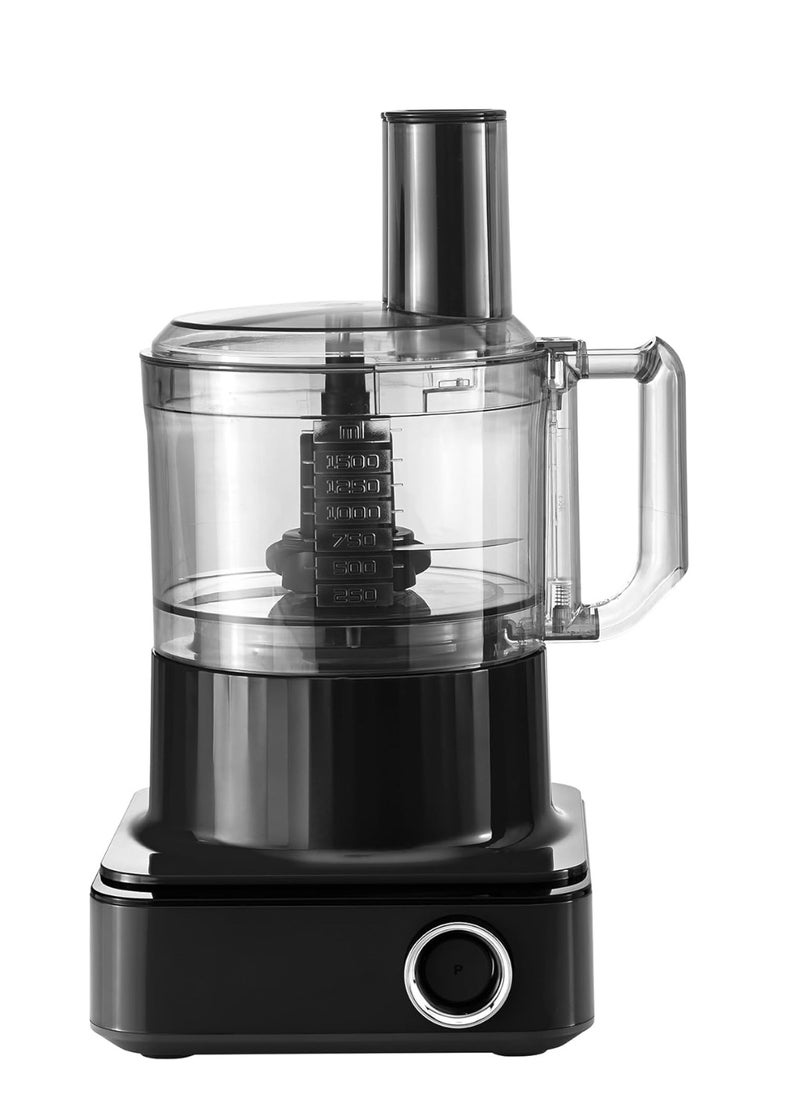 2000W Food Processor with German Technology – Large  Bowl, Stainless Steel Blades, Powerful Copper Motor – for Chopping, Grinding, Slicing & Dough Kneading – Easy Clean, BPA-Free