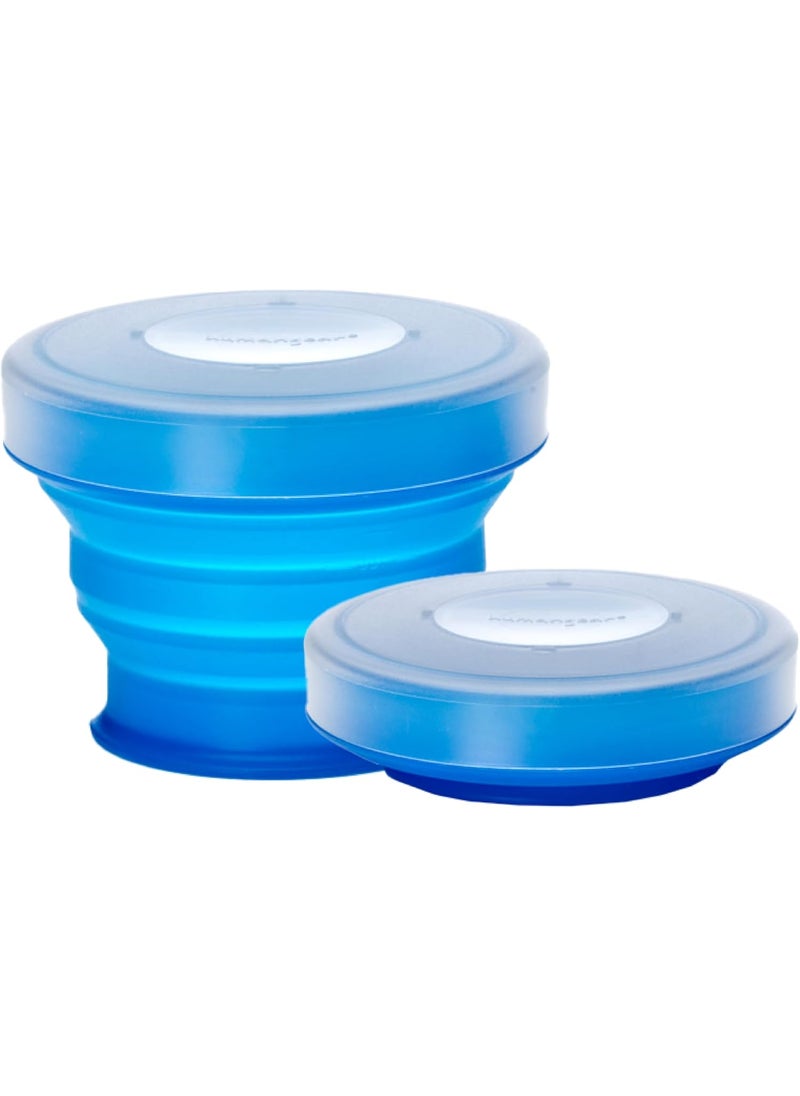 humangear GoCup | Compact Storage | On the Go Cup | BPA-free, PC-free, Phthalate-Free, Large (8 fl.oz/237ml), Blue