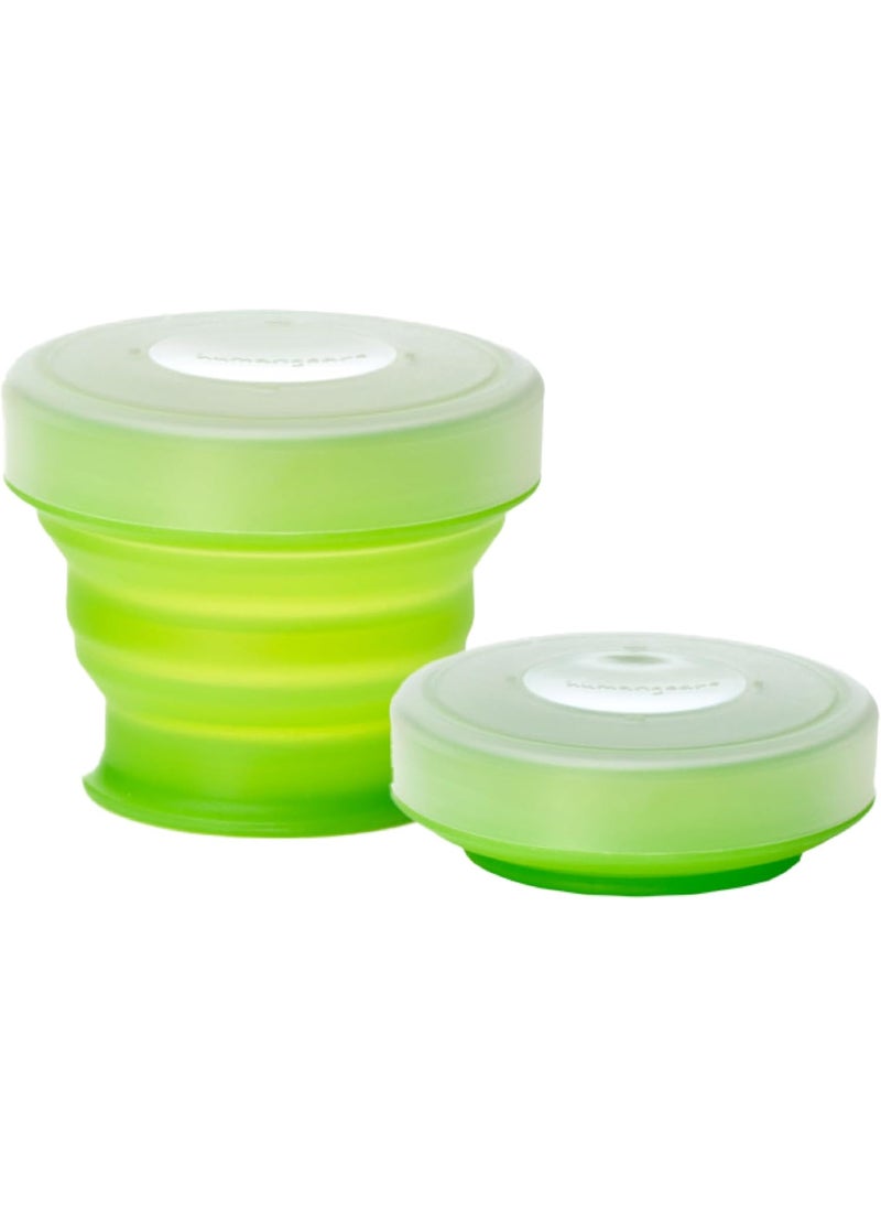 humangear GoCup | Compact Storage | On the Go Cup | BPA-free, PC-free, Phthalate-Free, Small (4 fl.oz/118ml), Green