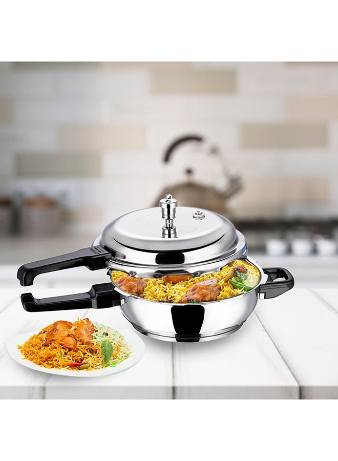 Senior Induction Pressure Pan Silver
