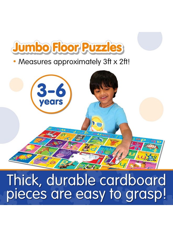 The Learning Journey: Jumbo Floor Puzzles - Alphabet - Extra Large Puzzle Measures 3 ft by 2 ft - Preschool Toys & Gifts for Boys & Girls Ages 3 and Up (436318)