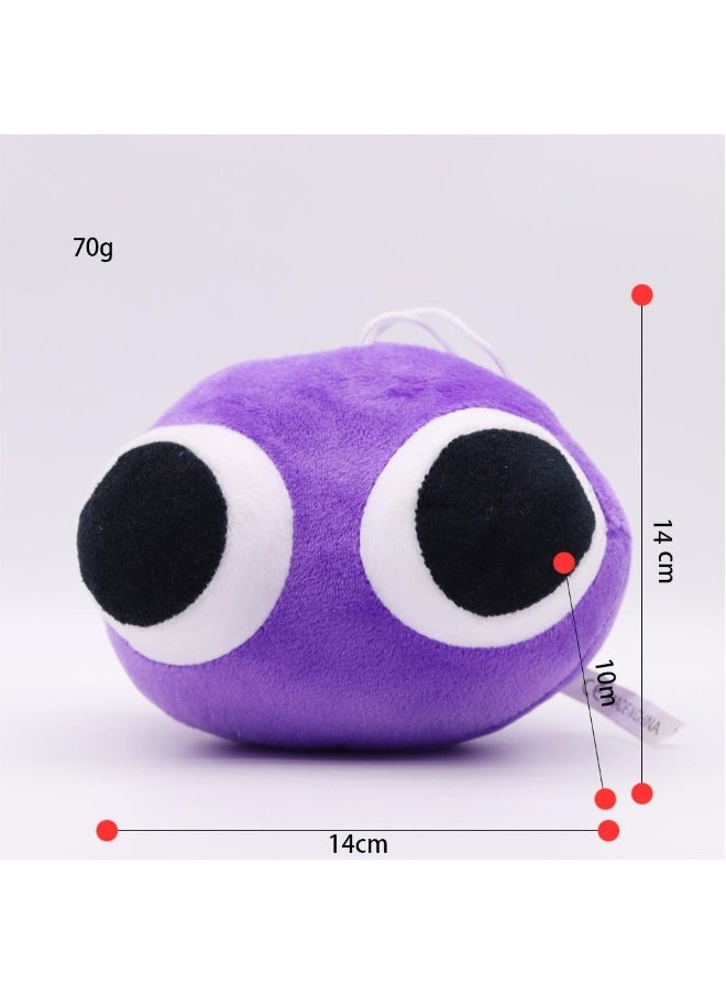 1 PCS 14Cm High Roblox Rainbow Friends Plush Rainbow Plush Toys Soft Cute Stuffed Animal Doll Best Gift for Boys Girls For Various Festivals And Game Lovers