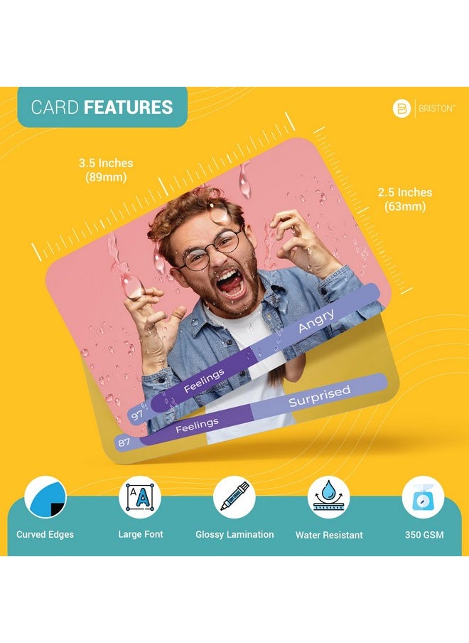 Briston Arabic Vocabulary 300 Flash Cards - Beginner Vocab with Pictures - Memory & Sight Words - Educational Language Learning - Game Like Play - Kids, Grade School, Classroom, Homeschool