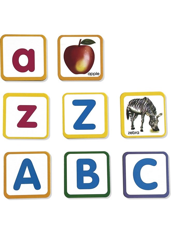 Creative's Alphabet Match | Pre-School Series | Alphabet Matching Game | Self Correcting | Uppercase | Lowercase and Picture Matching | Ages 3 & Above