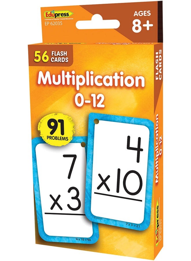 Teacher Created Resources Multiplication 0-12 Flash Cards (EP62035)