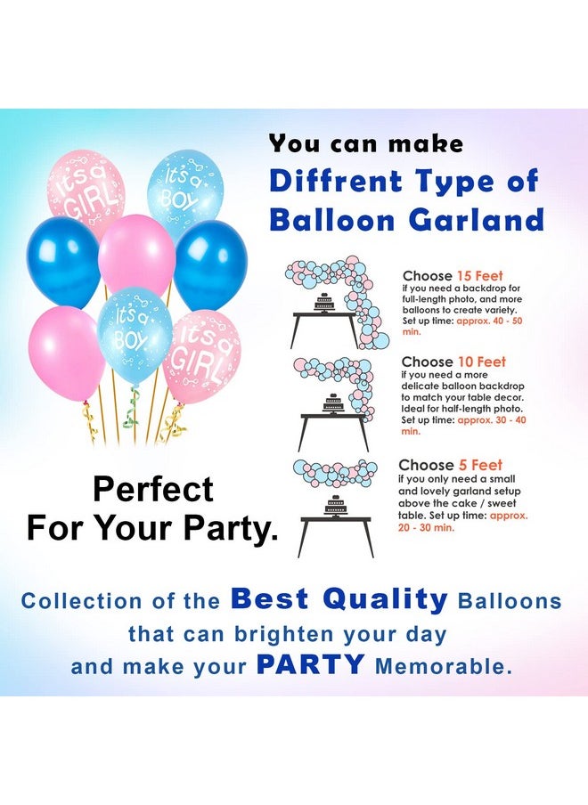 Party Propz Baby Shower Balloons Decoration Kit- Pack Of 62 Baby Shower Decoration Items | Mom To Be Decoration Items | Baby Shower Props For Photoshoot | Mom To Be Decor | Baby Shower Decorations