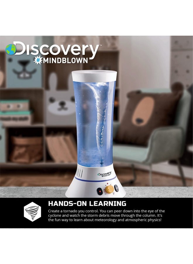 Discovery #MINDBLOWN Tornado Lab, 5-Speed Cyclone Controller, Educational Learning Activity Kit, Fun and Exciting Toy, STEM Experiment Set for Boys, Girls, Kids Ages 6+