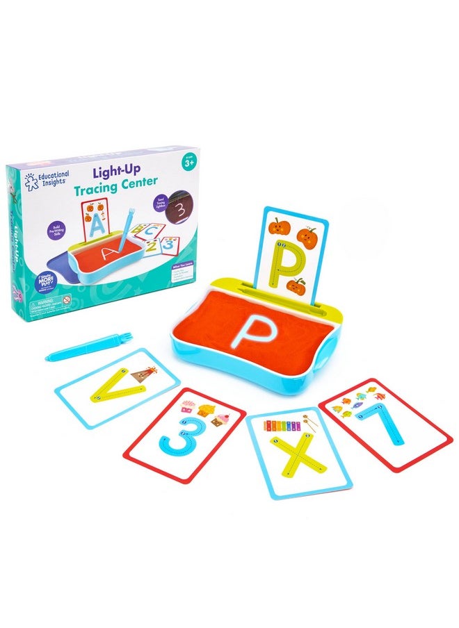 Educational Insights Light-Up Tracing Center Alphabet Activity Set, Alphabet Flashcards, Gift for Kids Ages 3+