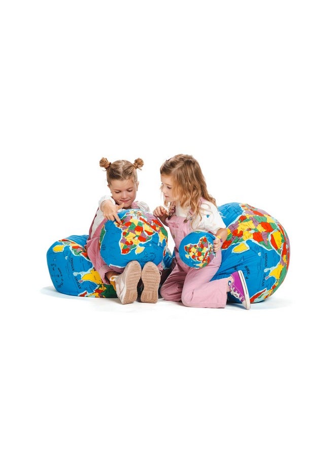 Pocket Hugg-A-Planet Earth - Soft Plush Globe for Learning. Educational Toy for Kids 1mo+, Teens, Adults, Teachers and Parents