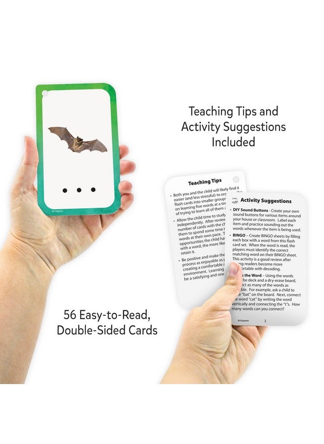 Teacher Created Resources Decoding CVC Words Flash Cards (EP62057), Medium