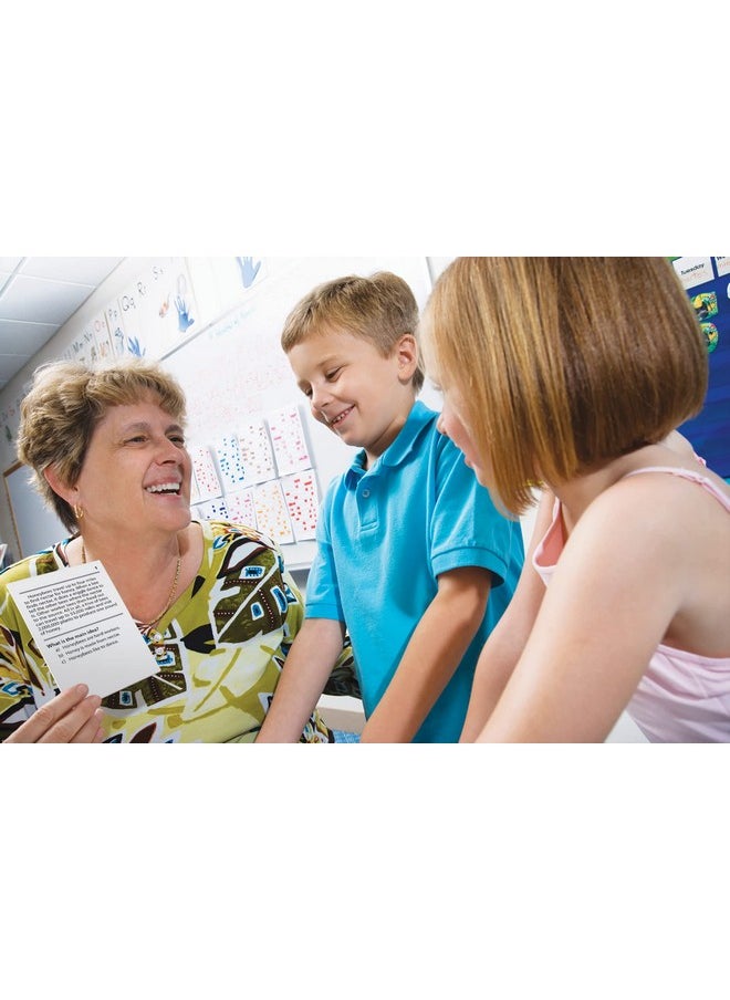 Edupress Reading Comprehension Practice Cards, Main Idea, Green Level (EP63401) Medium