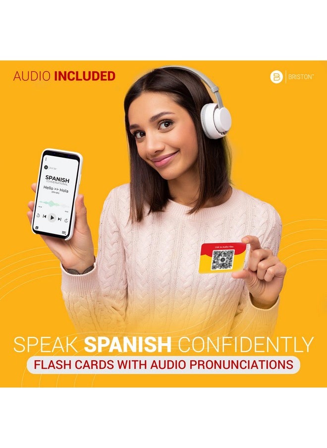 Spanish Conversational Phrase Flash Cards - 75 Beginner Sayings for Travel, Memory, Quick Reference - Educational Language Learning Resource - Game Like Play - Kids, Grade School, Classroom Homeschool