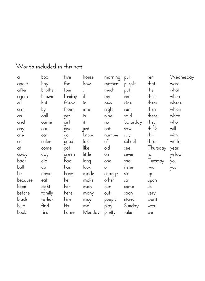 Edupress Sight Words in A Flash (Set 1)