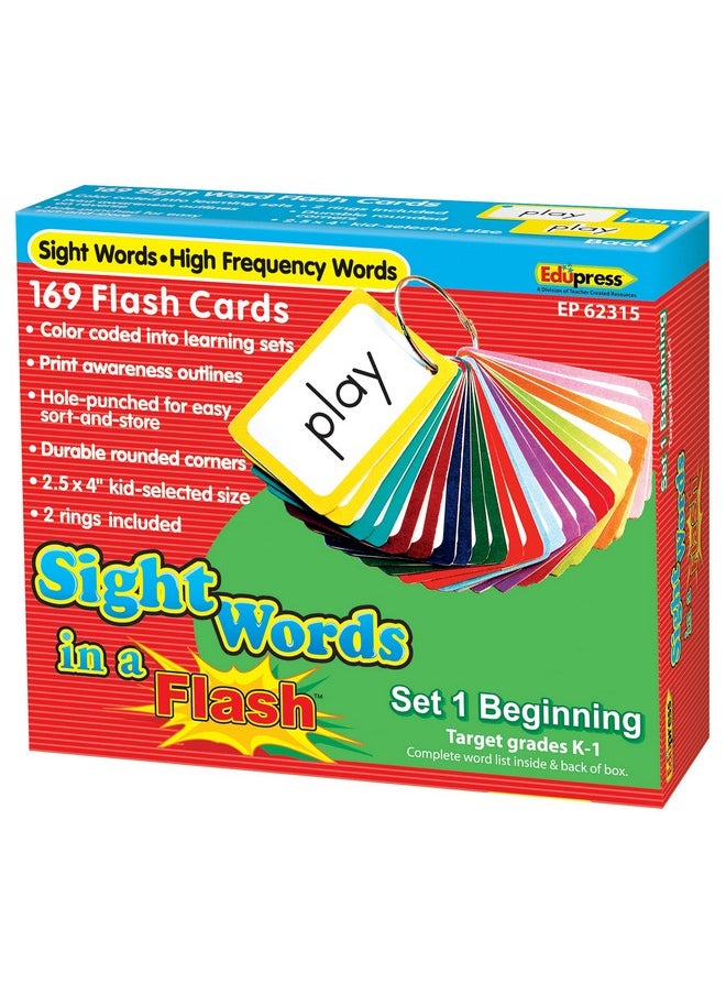 Edupress Sight Words in A Flash (Set 1)