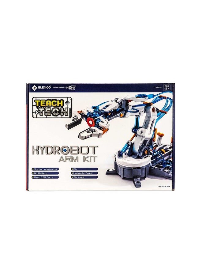 Teach Tech “Hydrobot Arm Kit”, Hydraulic Kit, STEM Building Toy for Kids 12+