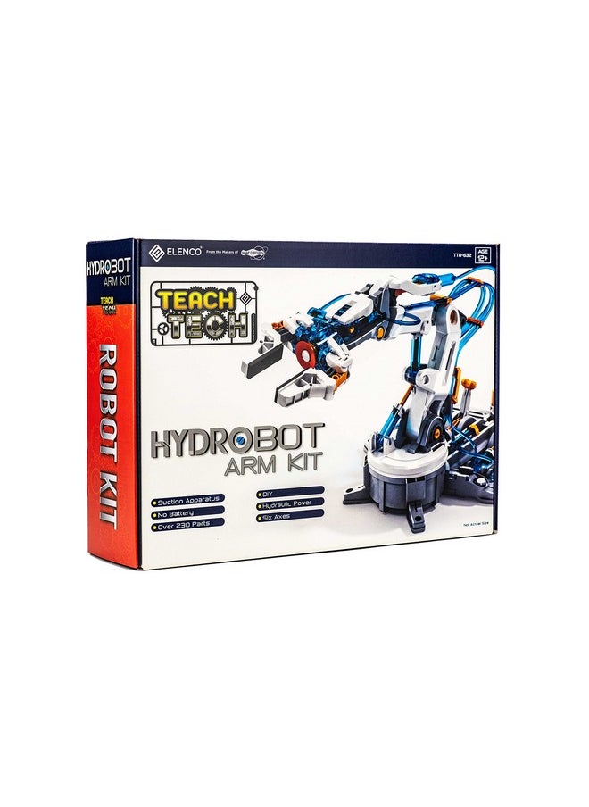 Teach Tech “Hydrobot Arm Kit”, Hydraulic Kit, STEM Building Toy for Kids 12+