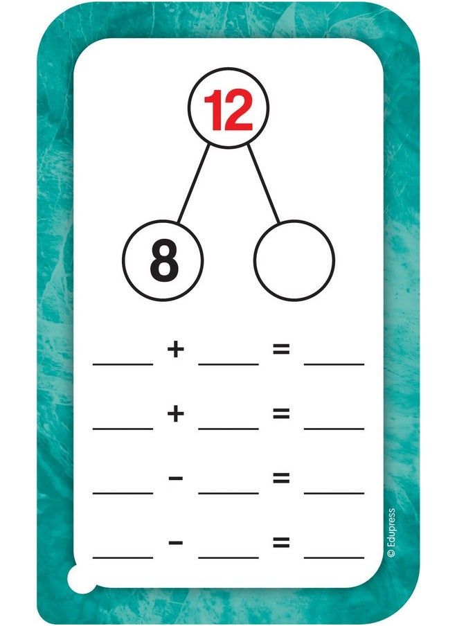 Teacher Created Resources Number Bonds Flash Cards - Addition and Subtraction (EP62054)