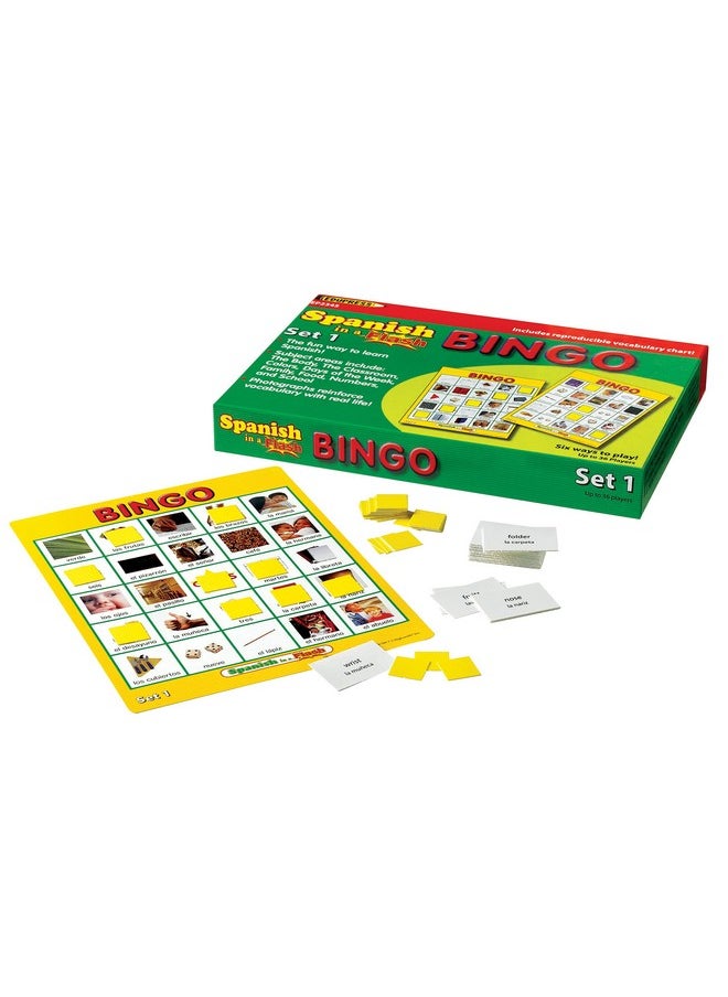 Edupress Spanish in a Flash Bingo Game Set 1 (EP62345)