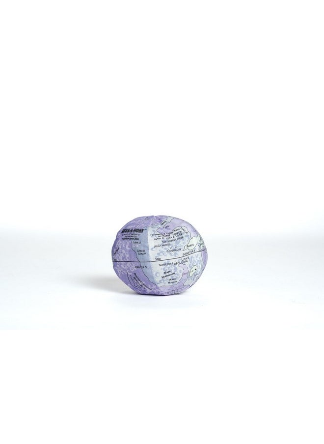 Hugg-A-Planet Pocket Earth with Moon, Soft Plush Globe for Learning, for Kids Teens Adults, for Teachers and Parents, Educational Toy