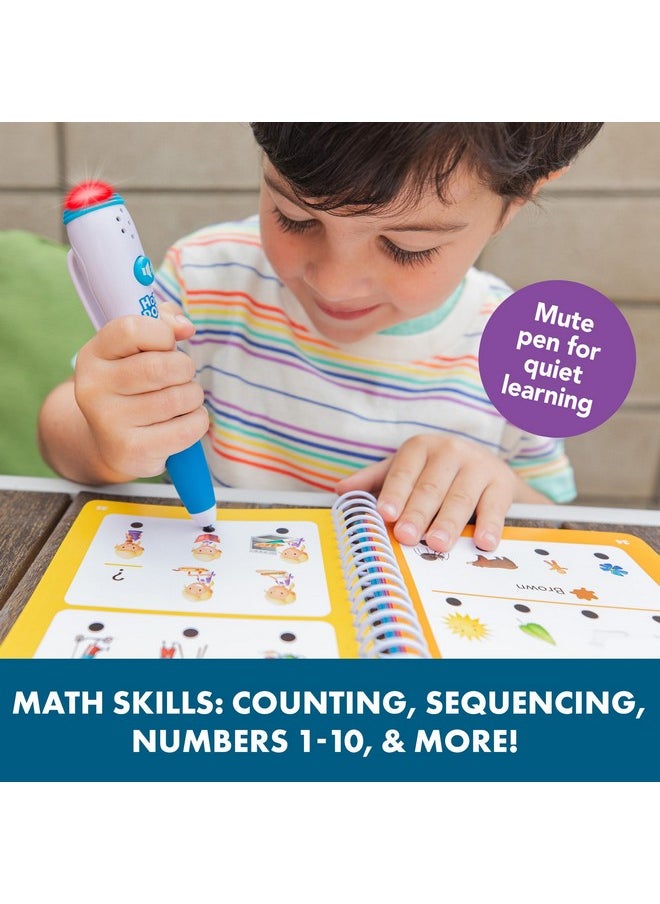 Educational Insights Hot Dots Preschool Workbook: Reading & Math Essentials - Toddler and Preschool Learning Activities, Preschool Classroom Must Haves
