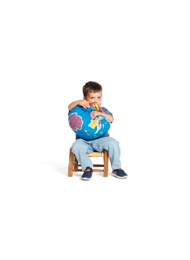 Classic Earth Hugg-A-Planet | The Original Soft & Huggable Planet Earth. 600 Places Labeled. Educational Toy for Kids 3+, Teens, Adults, Teachers and Parents.