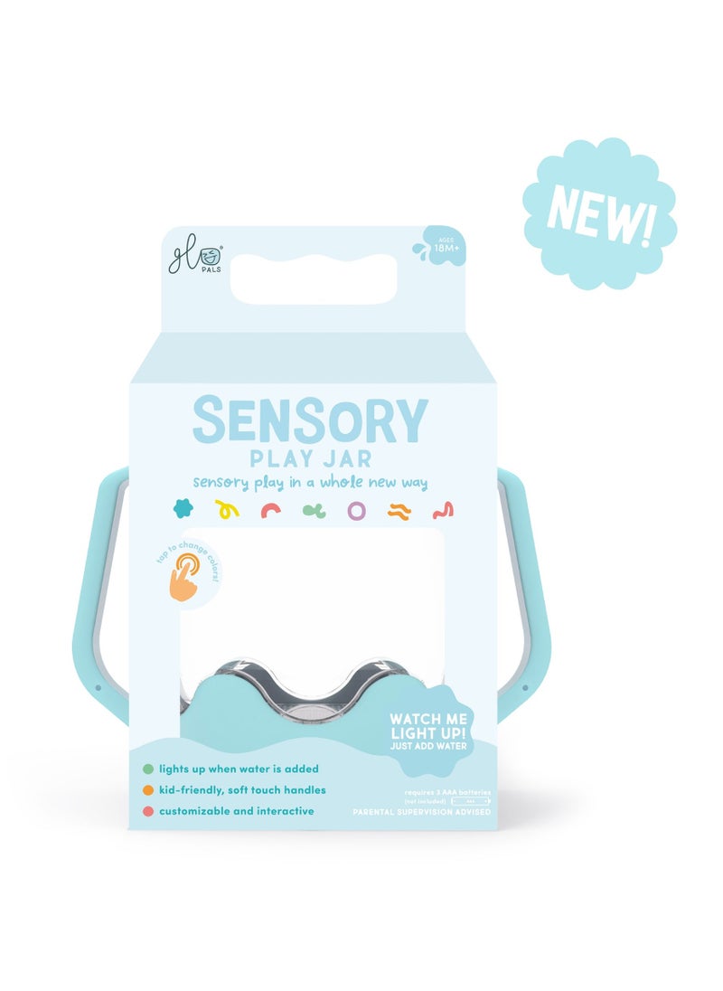 Glo Pals light up with water sensory toy play jar, baby & kids water play
