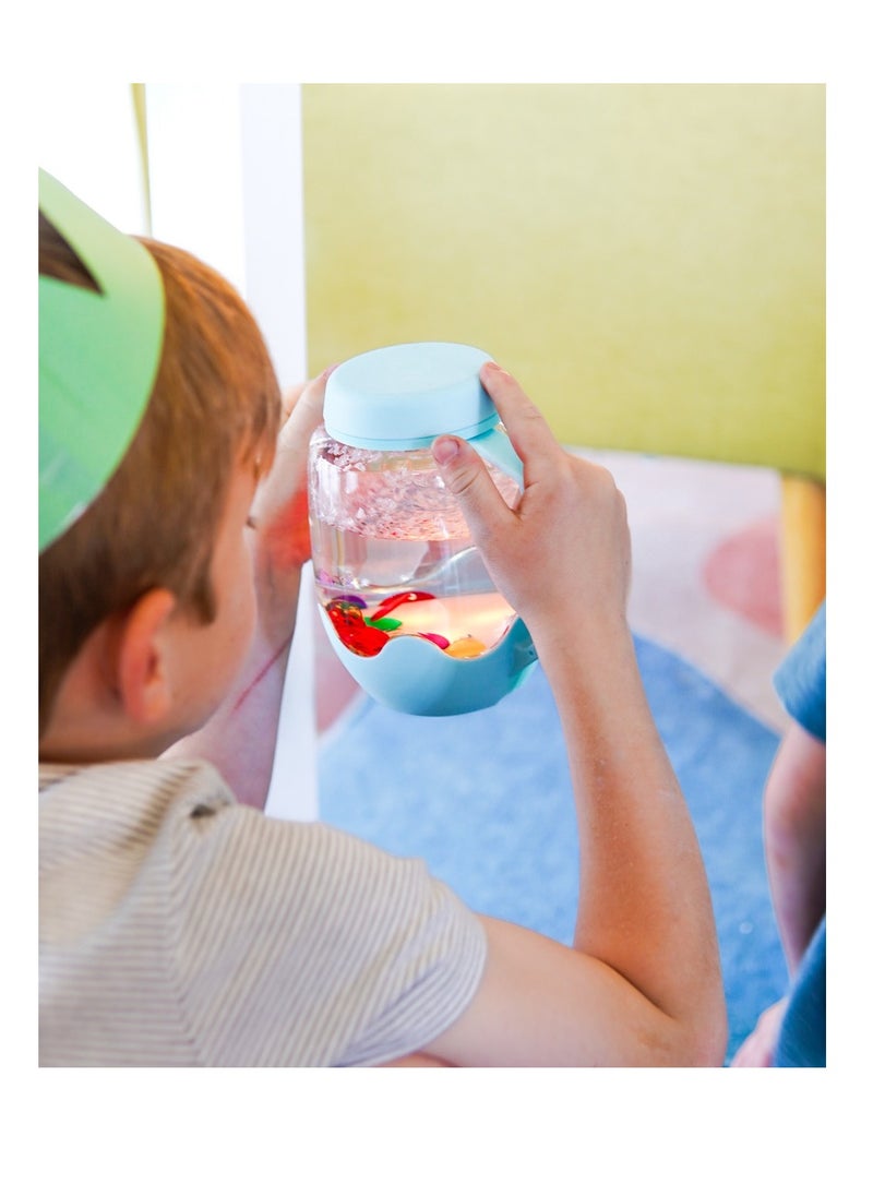 Glo Pals light up with water sensory toy play jar, baby & kids water play
