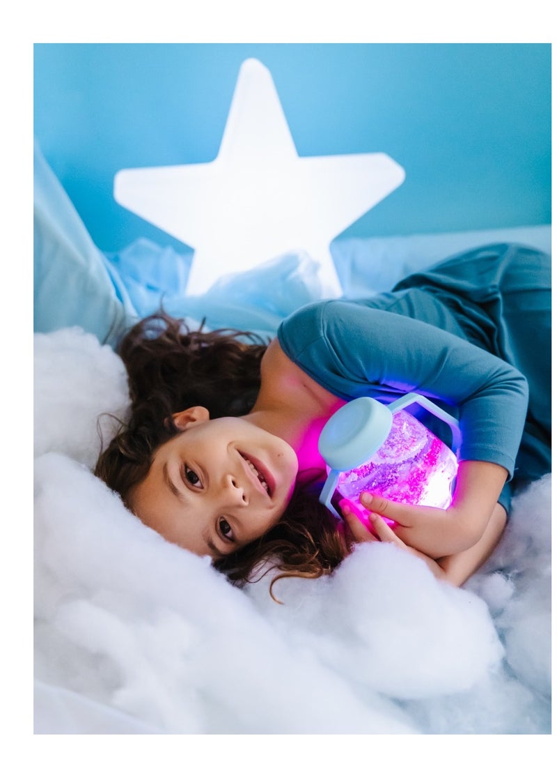 Glo Pals light up with water sensory toy play jar, baby & kids water play