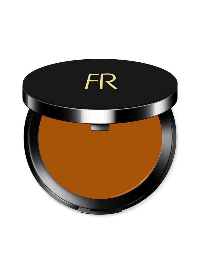Cream To Powder Foundation by Flori Roberts, Full Coverage for Women of Color or Deeper Skin Tones, Long Lasting Makeup, Matte Finish, Covers Uneven Complexion and Hides Imperfections, 0.30 oz