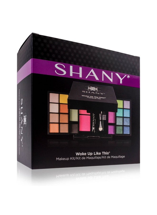 SHANY 'Woke Up Like This' Makeup Kit - Eye Shadows, Blushes, Mascara, and Applicators