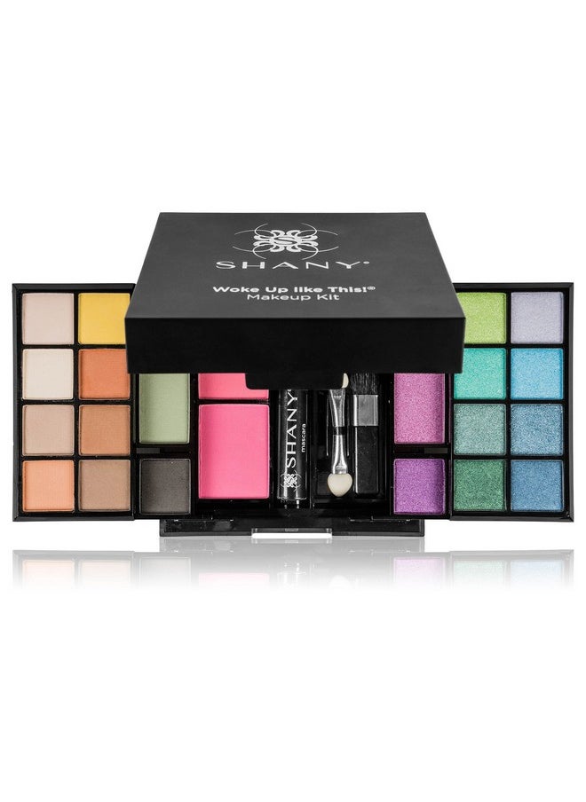 SHANY 'Woke Up Like This' Makeup Kit - Eye Shadows, Blushes, Mascara, and Applicators