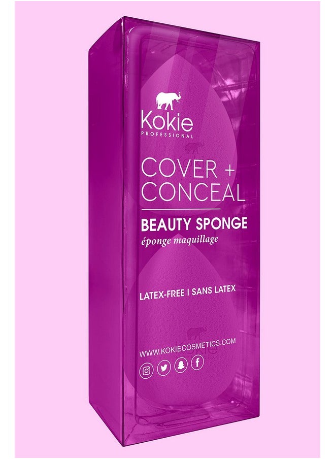 Kokie Cover + Conceal Beauty Sponge 2-PIECE SET