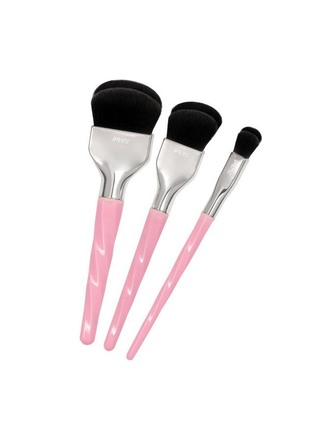 Bdellium Tools Professional Makeup Brush - Double Dome Blender 3pc. Brush Set